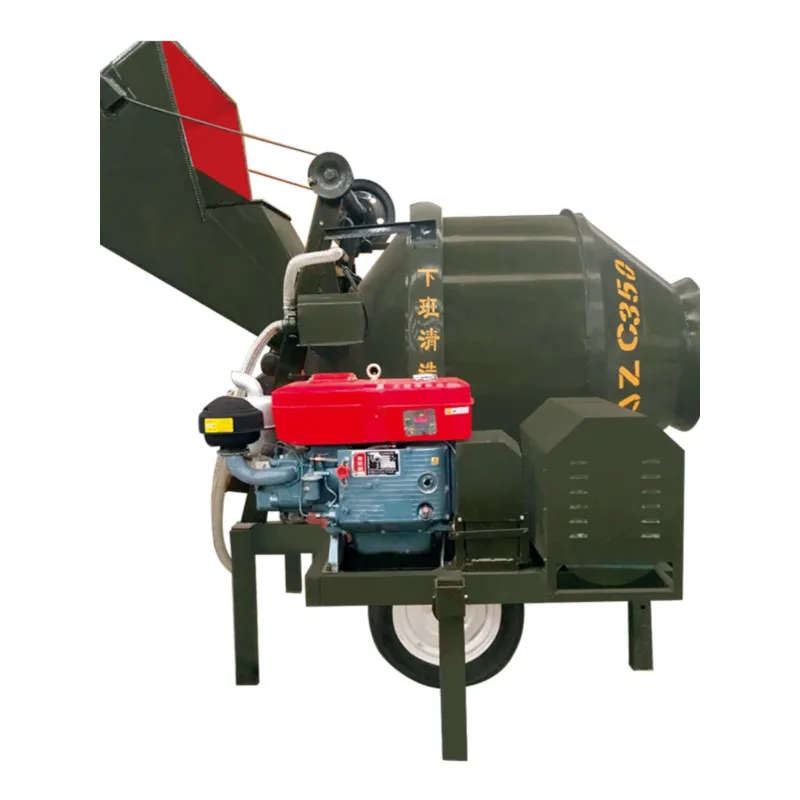 Mobile diesel Mini Portable Soil Electric Self-loading Cement Concrete Mixer