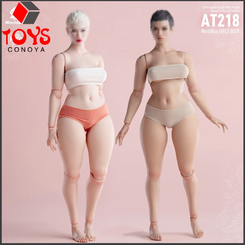 

【2025 Q4】Worldbox AT218 1/6 Scale Plus-size Girl Joint Body 27.5cm Female Soldier Action Figure Body Model