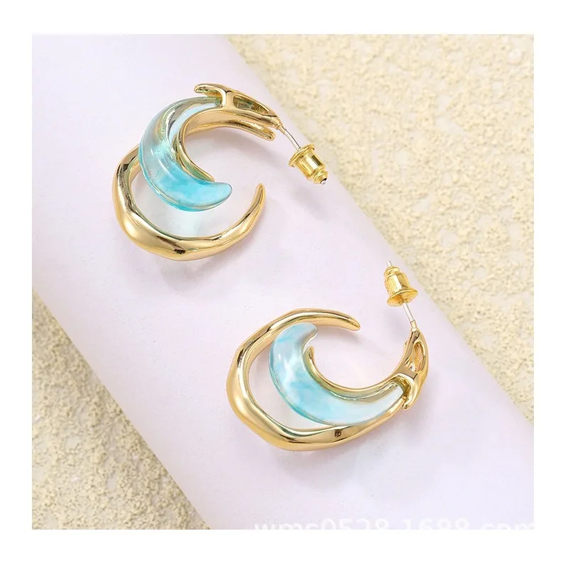 

Earrings Designer New Copper Plated Real Gold Medieval Qingdao Jewelry Women's Earrings Earrings Earrings