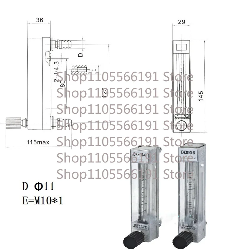 debitmetre-rotametre-en-verre-dk800-4-indicateur-de-debit-a-surface-variable-type-a-montage-sur-panneau-pour-applications-laboratoires-ou-industrielles