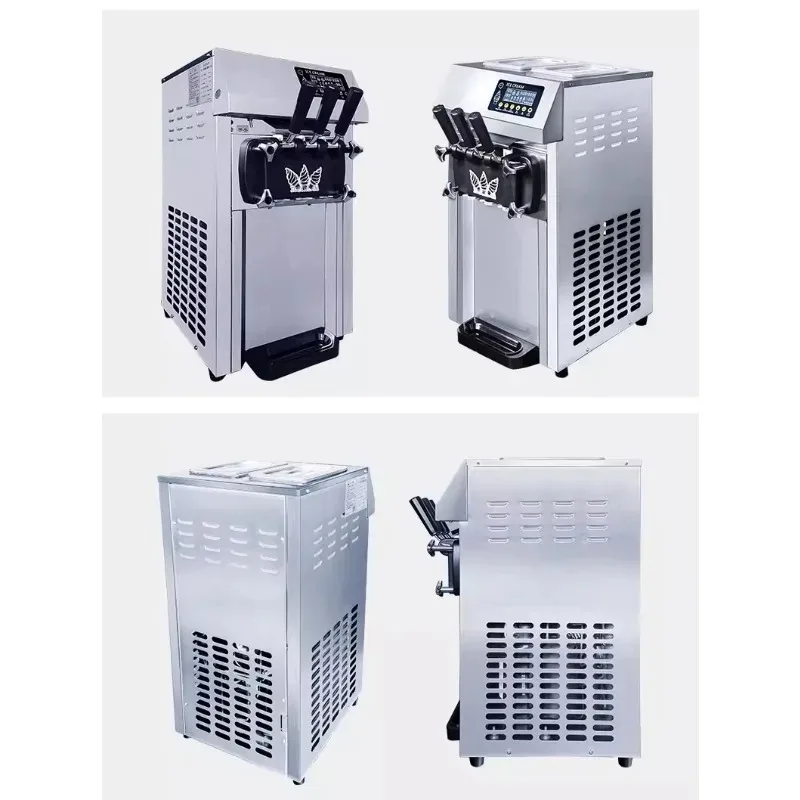 

Ice cream machine Commercial soft ice cream machine Automatic ice cream machine Stainless steel desktop cone