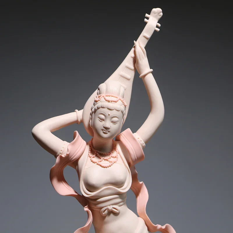 Creative Dunhuang flying dancers, ceramic handicrafts, home decorations, art ornaments, classical figure sculptures