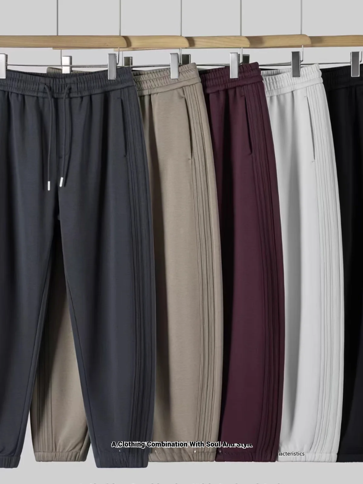 

Loose Comfortable Men's Casual Pants 3D Tailoring Straight Leg Faionable Korean Sle Versatile Long Trousers Autumn Winter