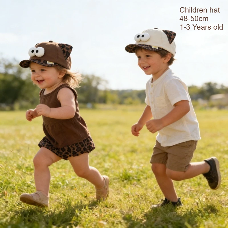 

Girls Cartoon Cute 48-50CM Duckbill Hat Baby Baseball Cap Boys Sun Protection Thin Spring Summer Infant Months Old Caps