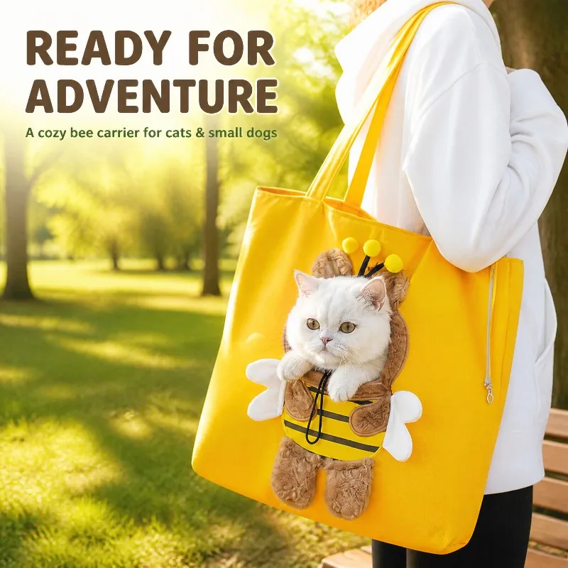 Pet Canvas travel Shoulder outdoor carrier Cats and Dogs Tote Bag Small Pet Carrier Bag Fashionable Breathable