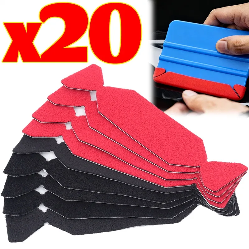 

Auto Styling Vinyl Film Wrapping Squeegee Felt Cloth Replacement Scraper Edge Protector Window Tinting Tool Air Bubble Remover