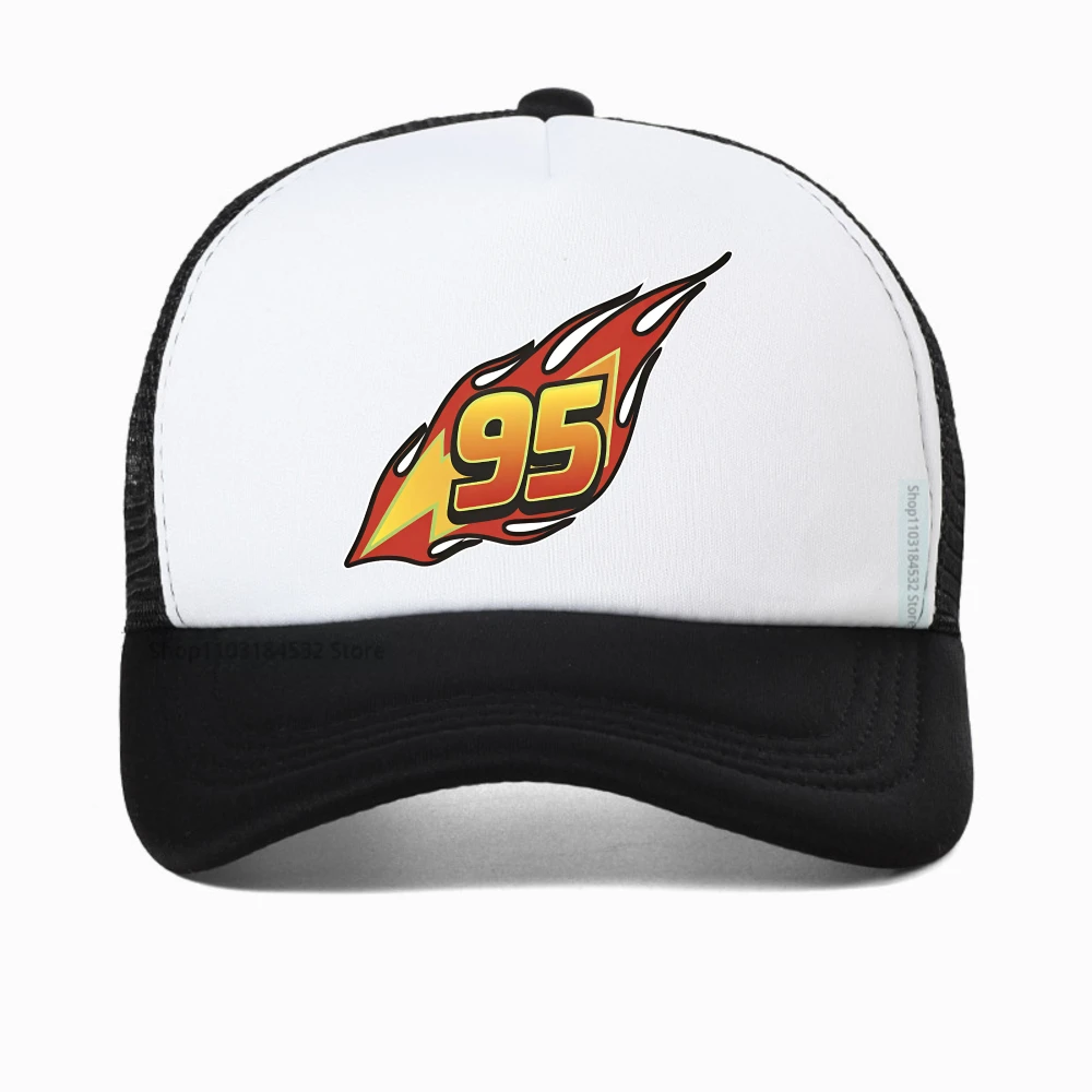 

Personalized creative lightning 95 digital baseball cap for Men and Women casual mesh hat fashion Breathable snapback hats