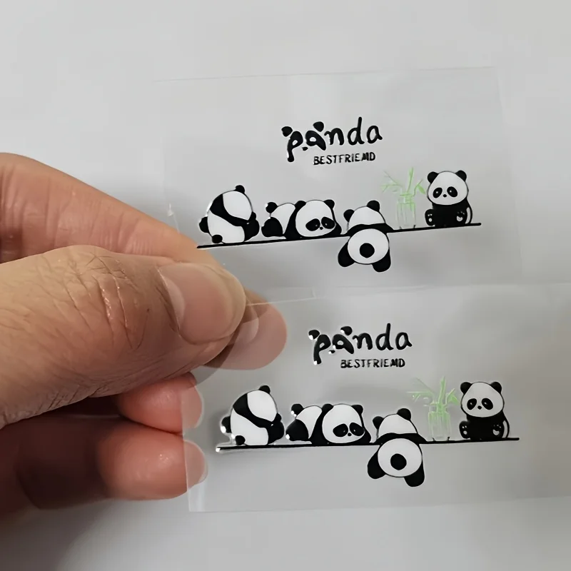 

1 Set Cute Panda Best Friends Vinyl Sticker Waterproof Decal for Water Bottle Laptop Phone Skateboard Car Decor