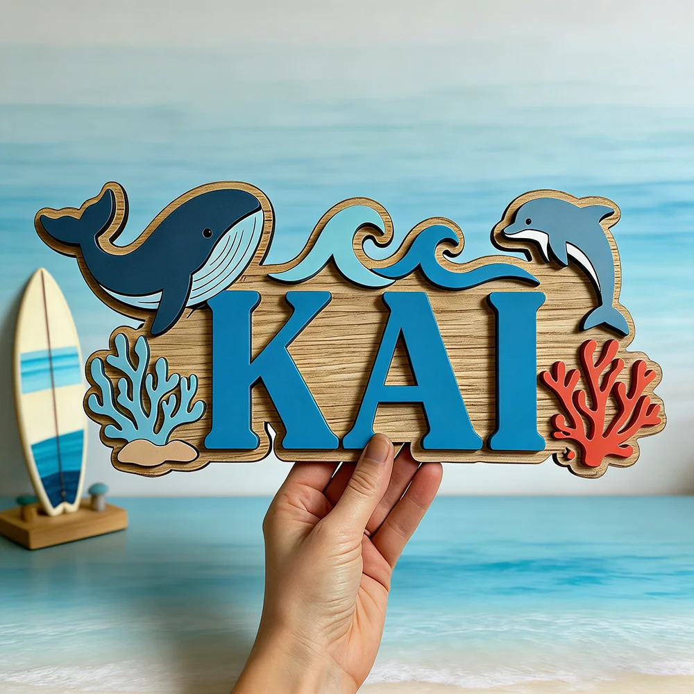 Ocean Whale Dolphin Themed Cus - огляд і ціна Baby Nursery Under The Sea Theme