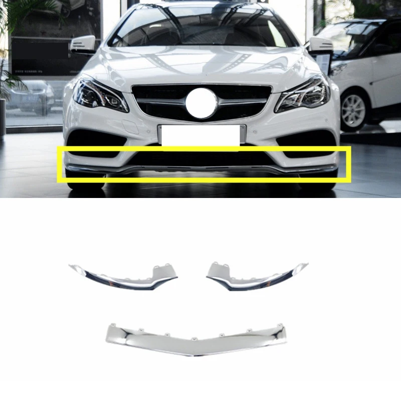 

Front Bumper Lip Trim Molding For Mercedes-Benz W207 2DR Coupe E200 E250 E260 E300 E350 2014-2017