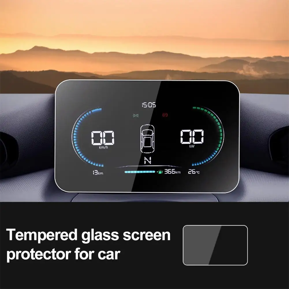 

Car Tempered Glass Screen Protector For 23-25 LEAPMOTOR T03 Instrument Navigation Protective Film Screen Car Interior Acces B6L1