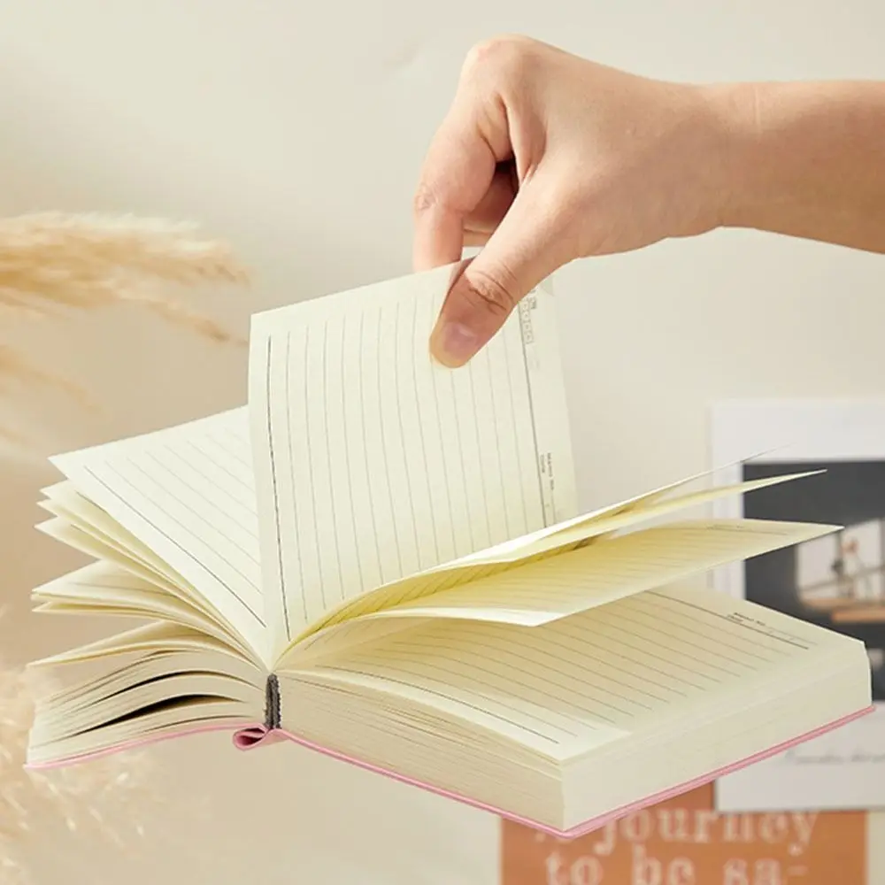 Sketchbook Super Thick B6 Mini Notebook PU Leather To Do List Memo Notepad Diary Notepad Time Organizer Diary Notebook Business