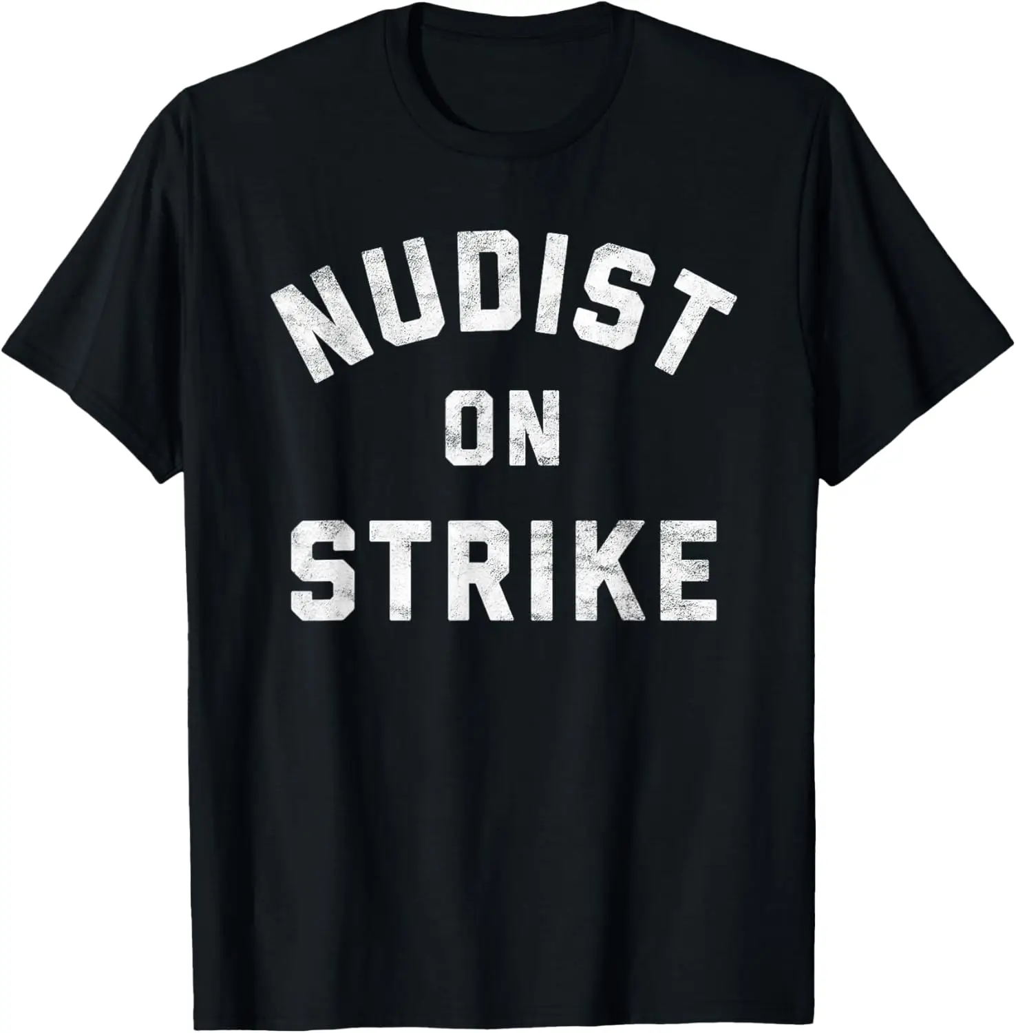 

Funny Halloween Costume Shirt Nudist on Strike