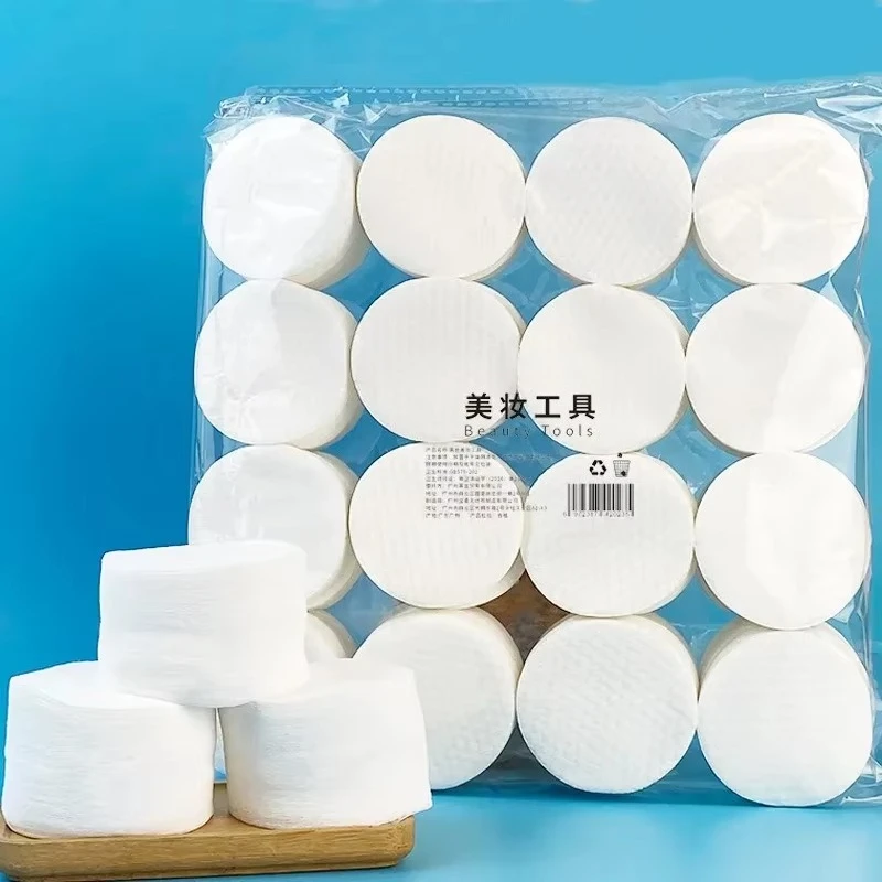 Accessoires de maquillage pour le visage jetables, tampons en coton bouffantes, dissolvant de papier doux, pratique pour enlever le maquillage, 1200 pièces