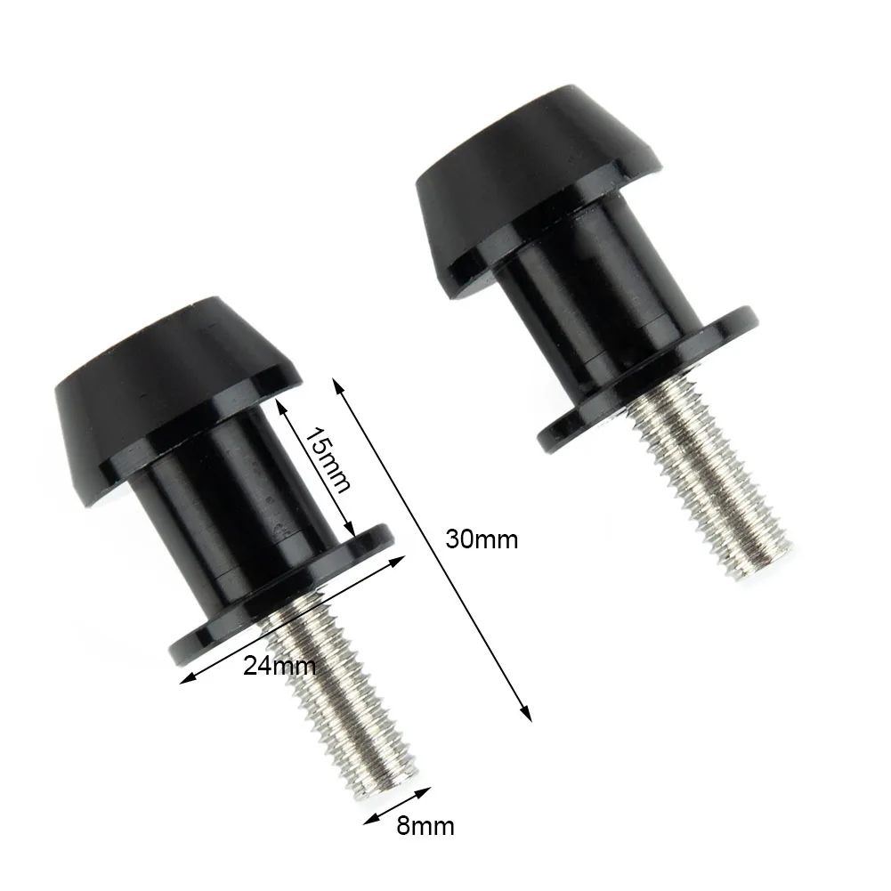Mount Screws Assembly Stand Black Fadeproof Racing Adapter Stand 1 Pair 8mm Aluminum Alloy Brand New Mount Screws