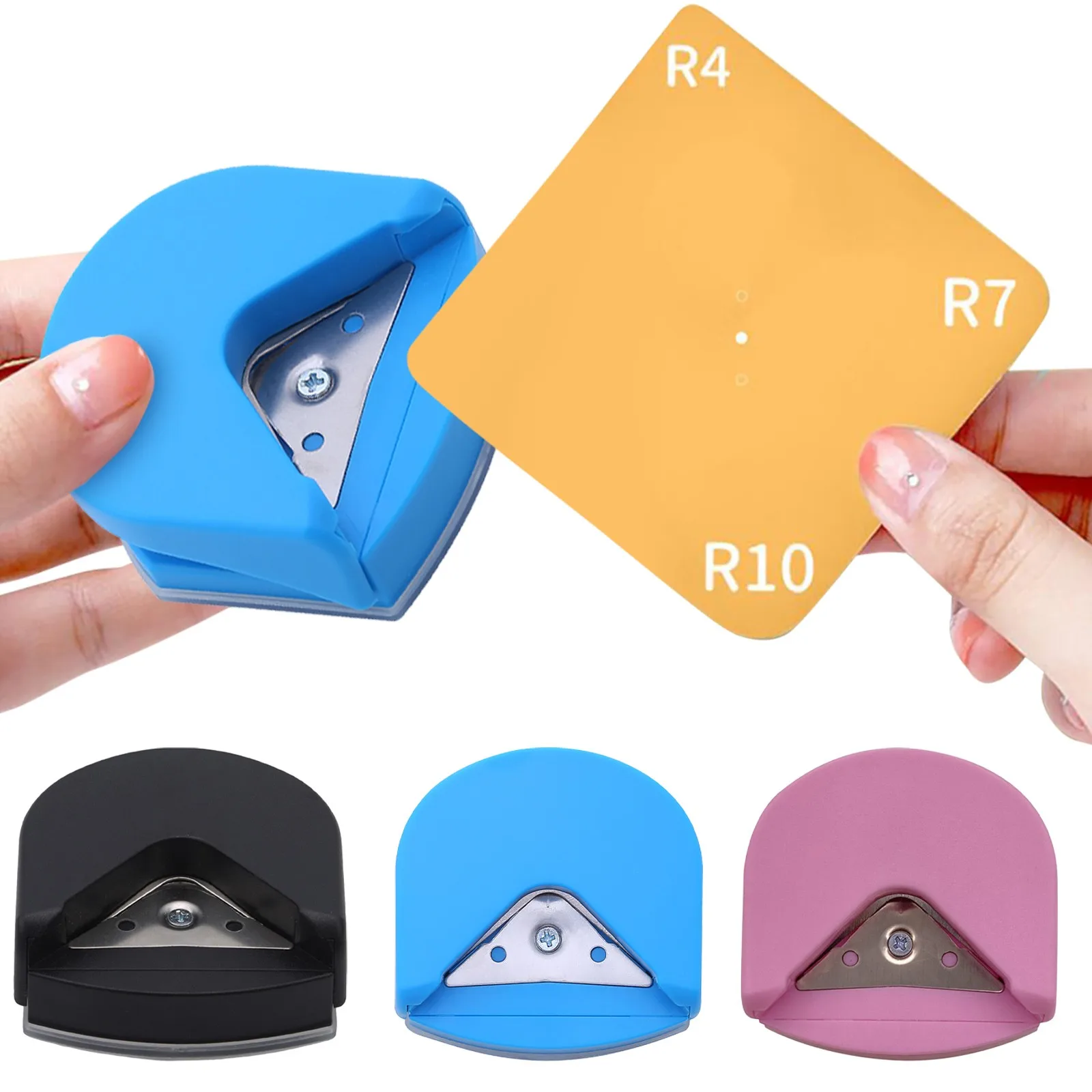 Paper Cutters Corner Punch Corner Rounder Pvc Film Photo Business Card For Diy Projects Scrapbooking Card Making House Items