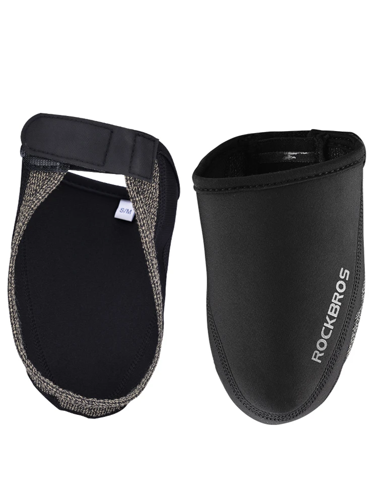 AliExpress ROCKBROS Cycling Shoes Cover Windproof Abrasion Resistant Fabric Keep Warm Half Overshoe MTB Road Bike Bicycle Shoe Covers