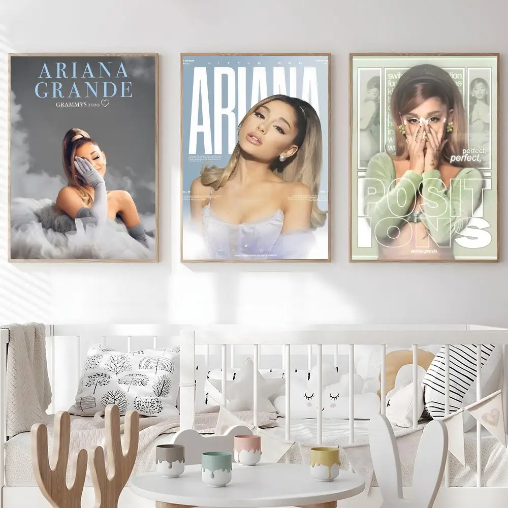 Singer Ariana Grande   Print Wall Art Pictures Canvas Painting Living Room Bedroom Home Decor Poster