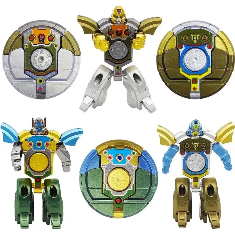 Creative 360 Rotational Fingertip Gyroscope DIY Mecha Deformation Robot Fidget Antistress Stress Relief Kids Sensory Toy Present