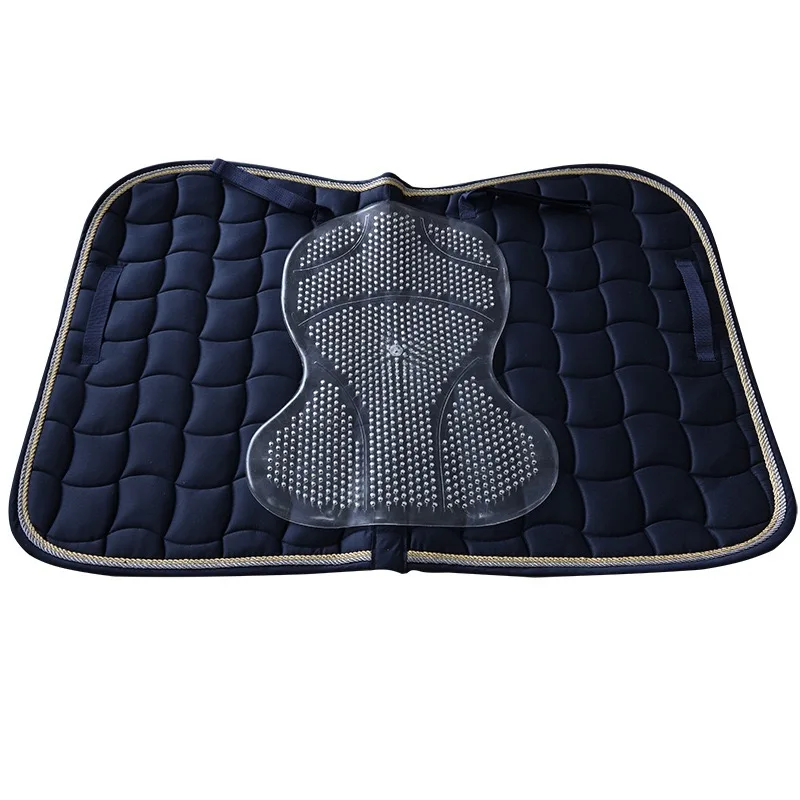 Horse Riding Equestrian Anti-slip Silicone Saddle Pad Shock Absorption Pad