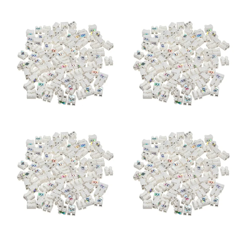 ndin-400-個プラスチック-2-ピンプッシュクイックケーブルコネクタ配線端子-10a-250v