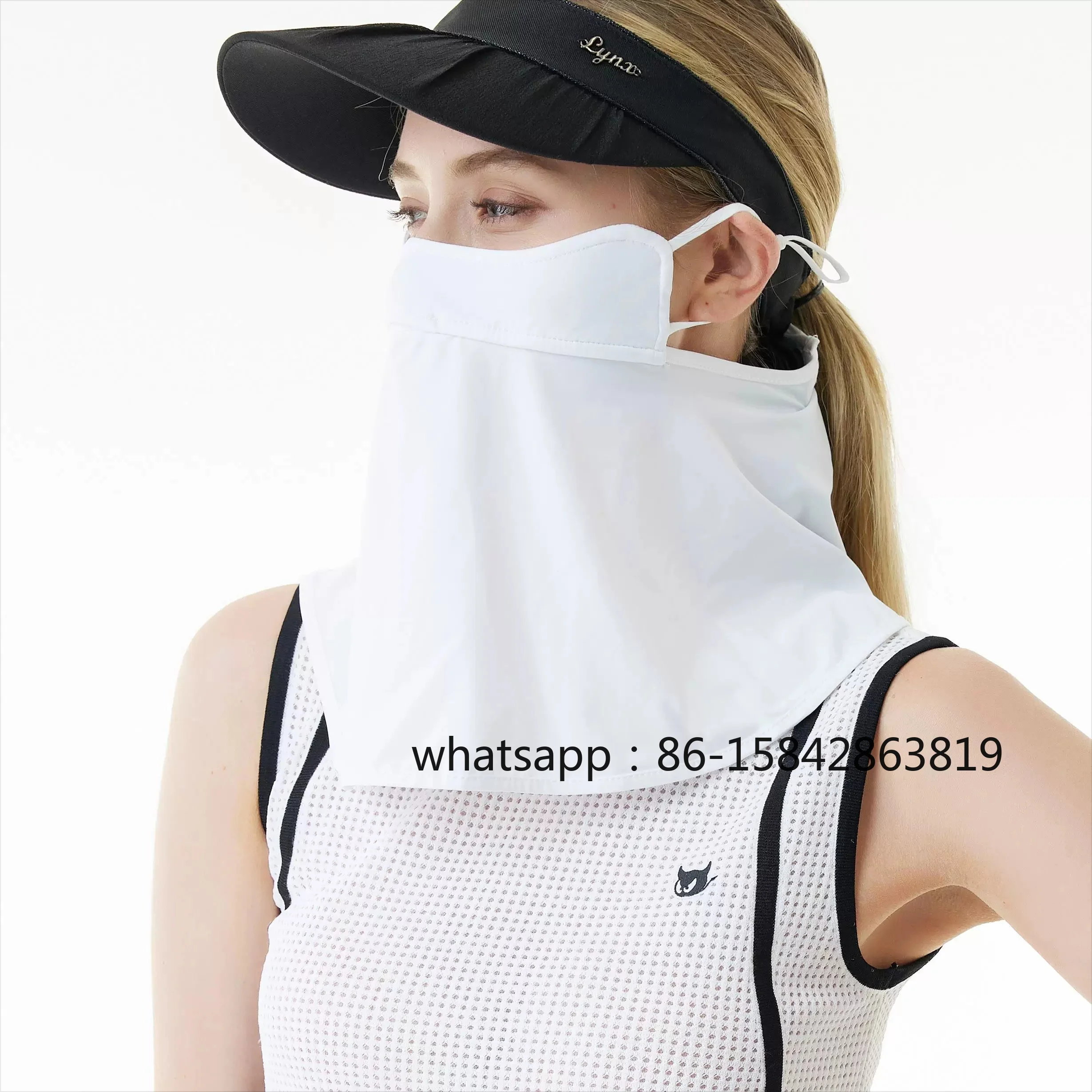 Sunscreen Ice Silk Mask Summer Face Gini UV Protection Golf Outdoor Shade Sports Mask