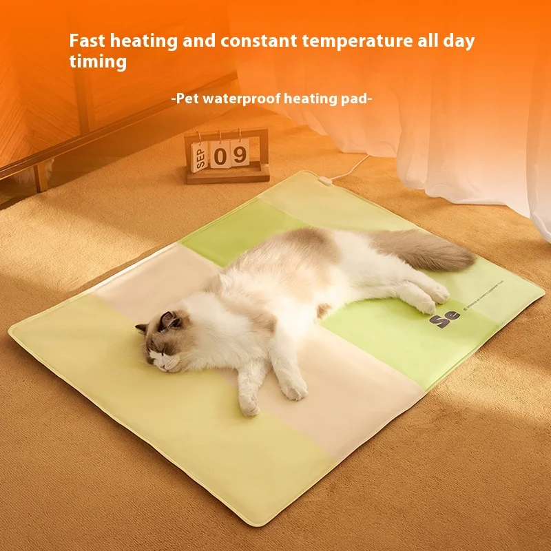 Fall Winter Pet Electric Blanket Dogs Cats Warm Heating Pads Blankets Thermostat Home Tents Household