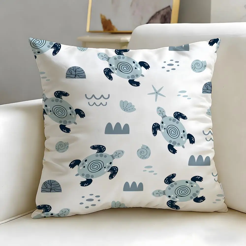 Cute Texture Cushion Cover Soft & Easy-Wash Pillow Case – Versatile for Couch, Bed, Travel and Office