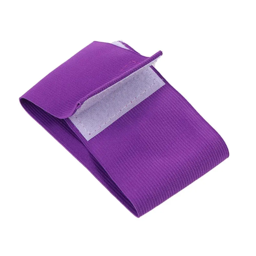 Adjustable Football Captain Armband Non-slip Visibility Sports Arm Band Anti-offset 15 Colors Available Sports Armband