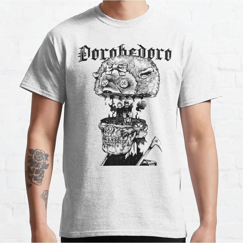 Goth Metal Death Dorohedoro Anime T shirt 0808 Kaiman Manga Gothic Comics Graphic Clothes Y2K clothes US Size S-6XL