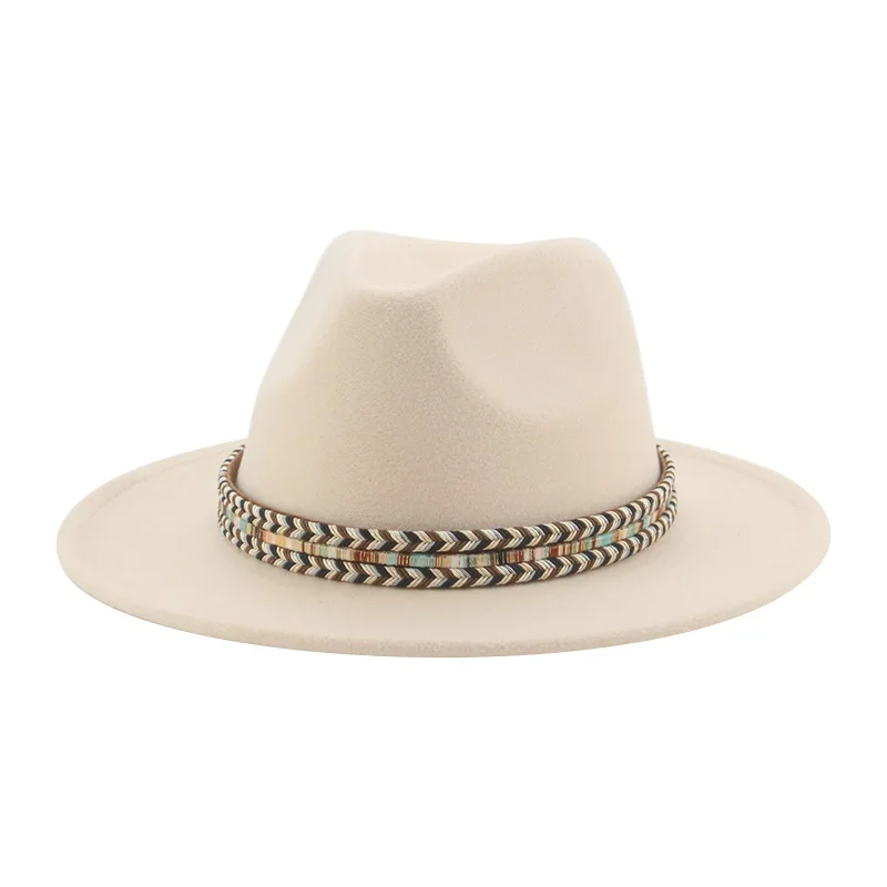 Hats Hats for Women Hats for Men Fedoras Felt Solid Western Cowboy Panama Solid Formal Dress Wide Brim Sombreros Sombrero Hombre