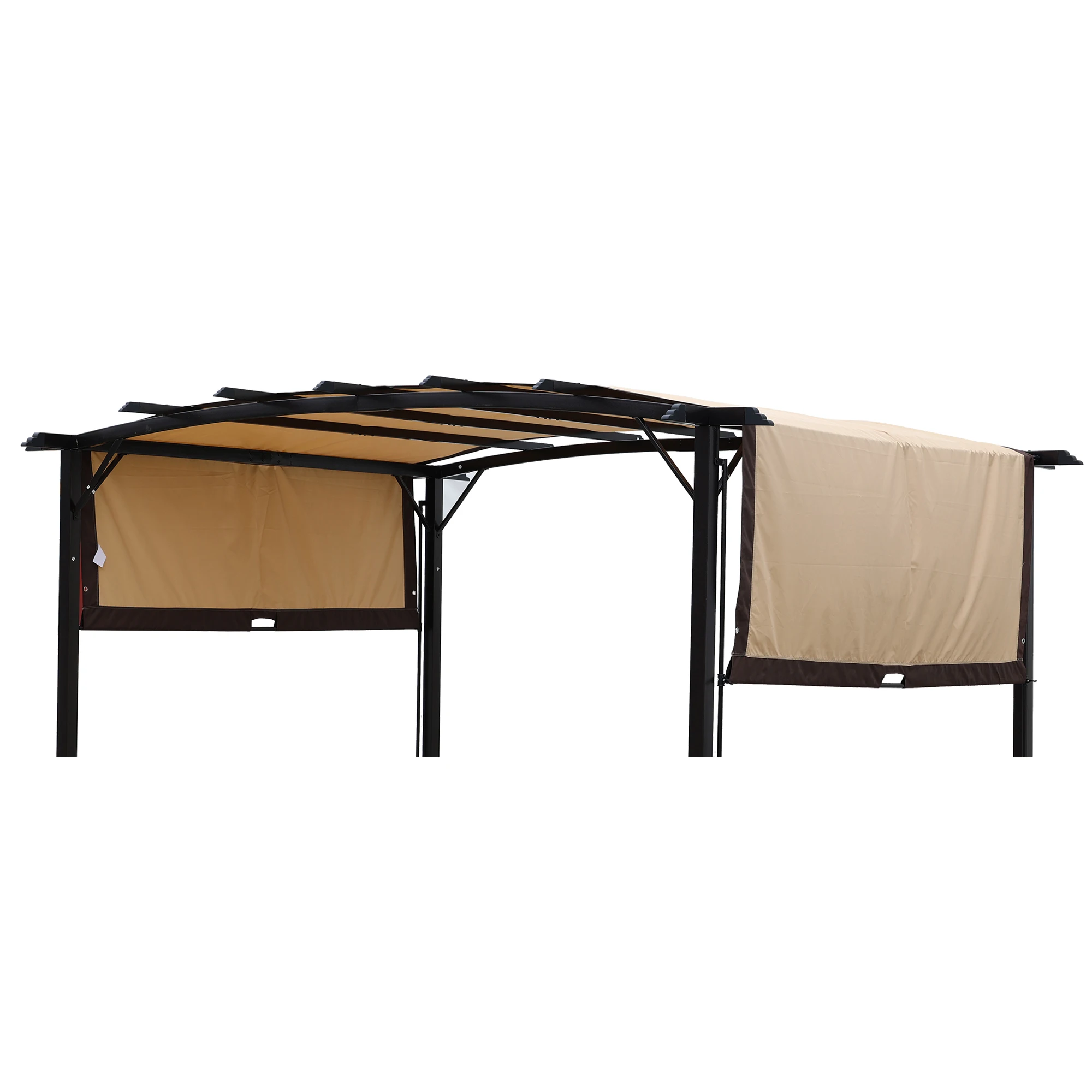 

12x9 Ft Universal Outdoor Pergola Replacement Canopy Cove The fabric is polyester with UV protection Tents