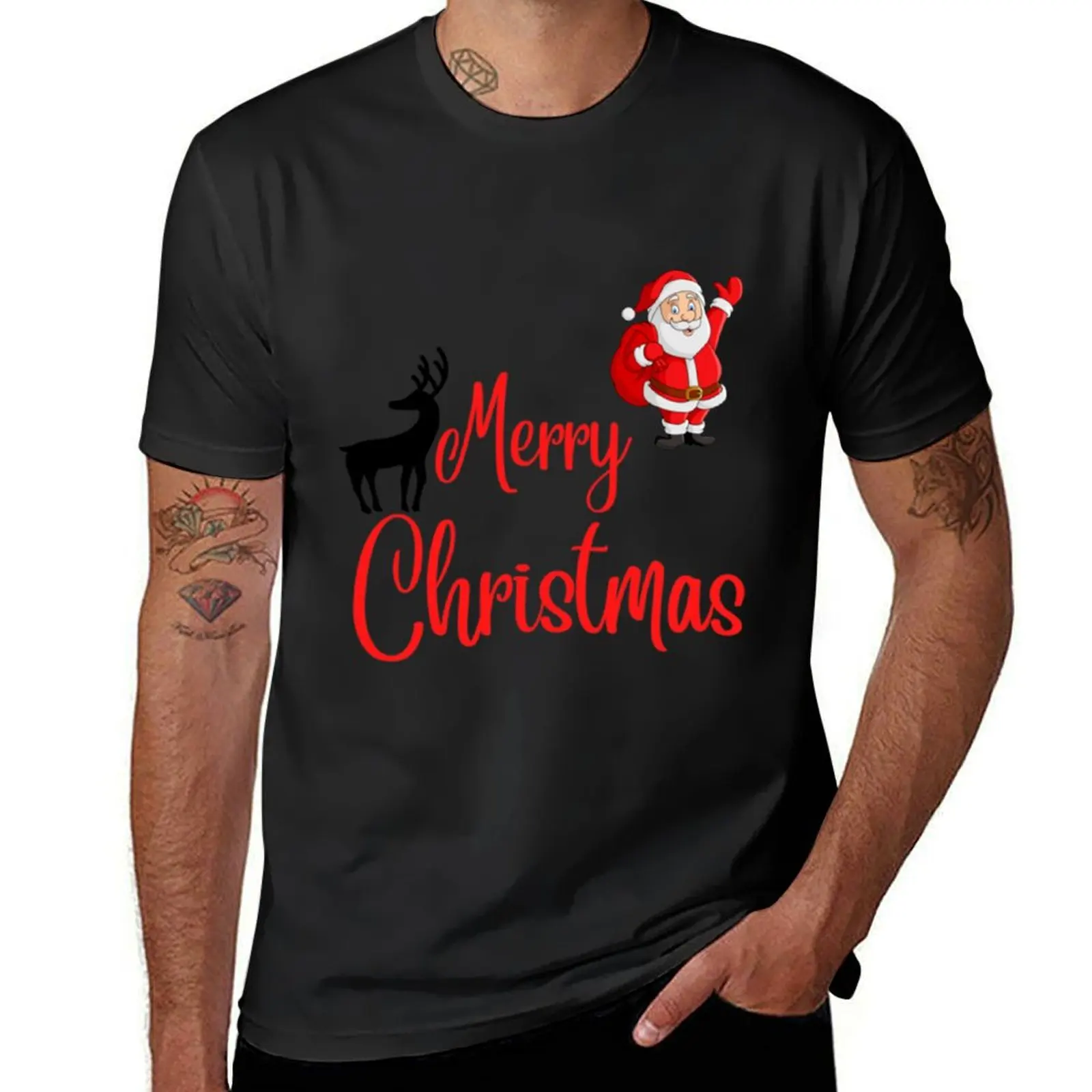 Merry MARRY CHRISTMAS T-shirt customizeds sweat t shirt men