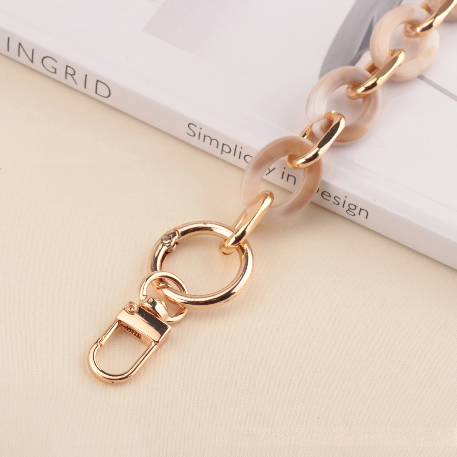 جديد الاكريليك حقيبة سلسلة المتخصصة تنوعا النمط الأجنبي حقيبة ساعي المألوف الرجعية التحول استبدال حقيبة سلسلة #3