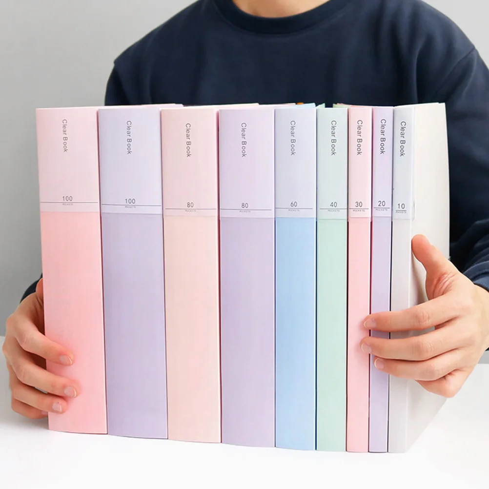 

2 Pcs A4 Mor File Folders Lightweight Portable Document Holders Storage Suitable Papers Bills Letters Receipts Coupons
