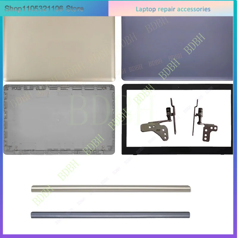 Novo para Asus N580 N580G N580V X580 Tampa Traseira LCD de 15.6 polegadas + Moldura + Dobradiças + Tampa da Dobradiça