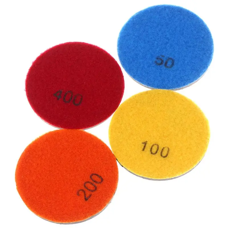 3 Inch 80mm Diamond Thick Resin Bond Floor Polishing Pad For Marble Granite Stone Concrete Floor Grinding Renewing