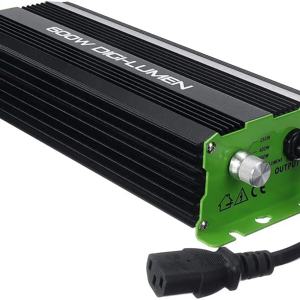 

600W Digital Ballasts for MH Grow Lights in Garden Planters with Electronic Dimming