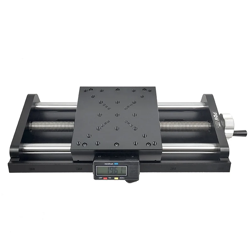 SSP-302MP Digital Manual Stage, High Precision Micrometer Screw Linear Translation Platform, Displacement Station, 75mm Travel