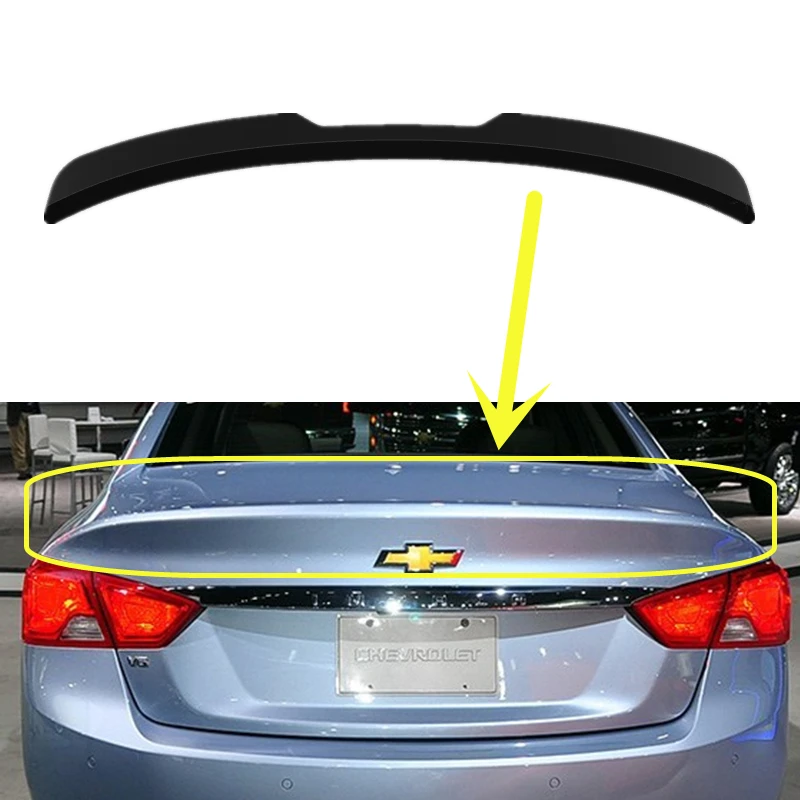

For Chevrolet Impala 2014-2020 Year Spoiler Rear Trunk Wing Body Kit Accessories M4 Sport Style Self-design
