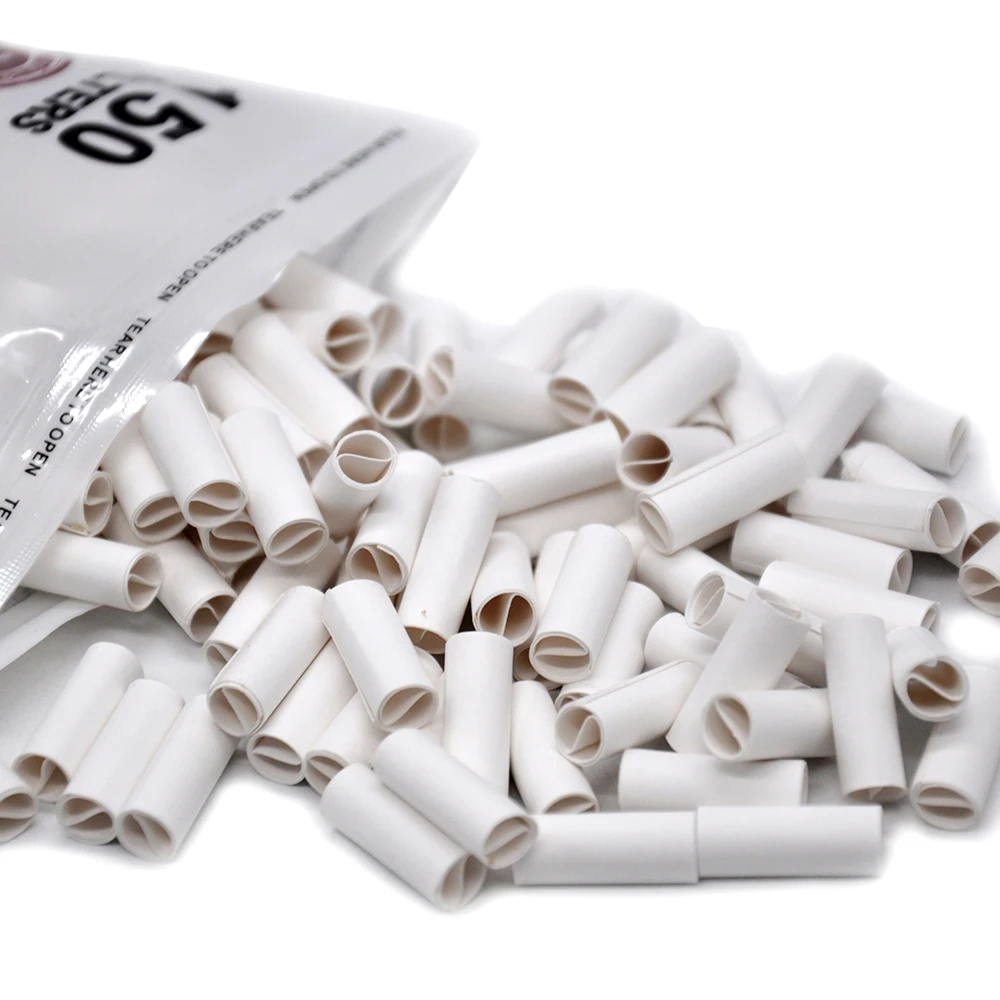 5/6mm Cigarette Filter Natural Material Unrefined Pre-rolled Tips Rolling Paper Hand Rolled Smoking Accessories Gadgets