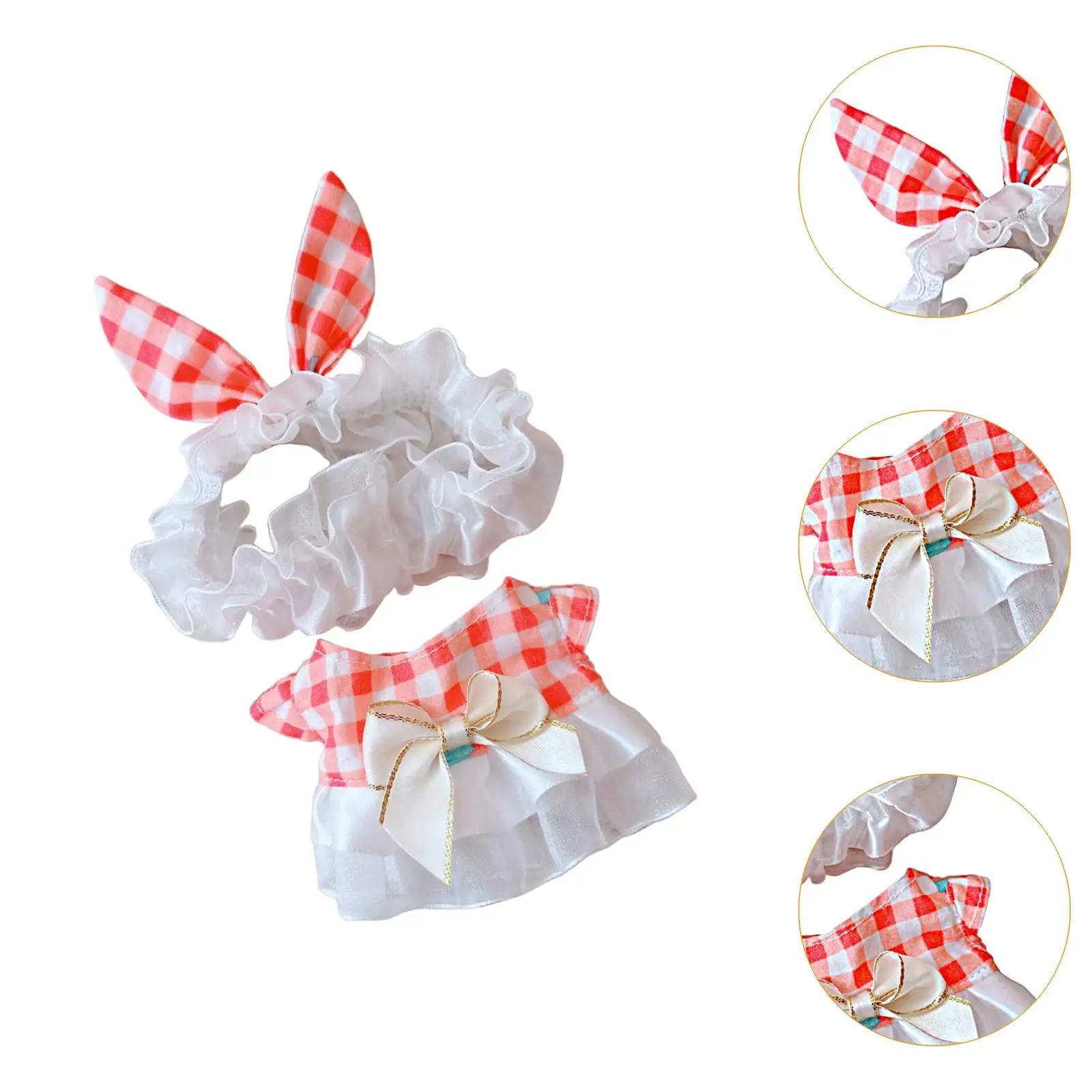Mini vestiti per bambole da 6 pollici Giocattolo per bambini Accessori per bambole Vestiti per bambole per bambola pendente Bambini 15 cm 17 cm Bambola di età 5-7 8-10 Regalo di compleanno