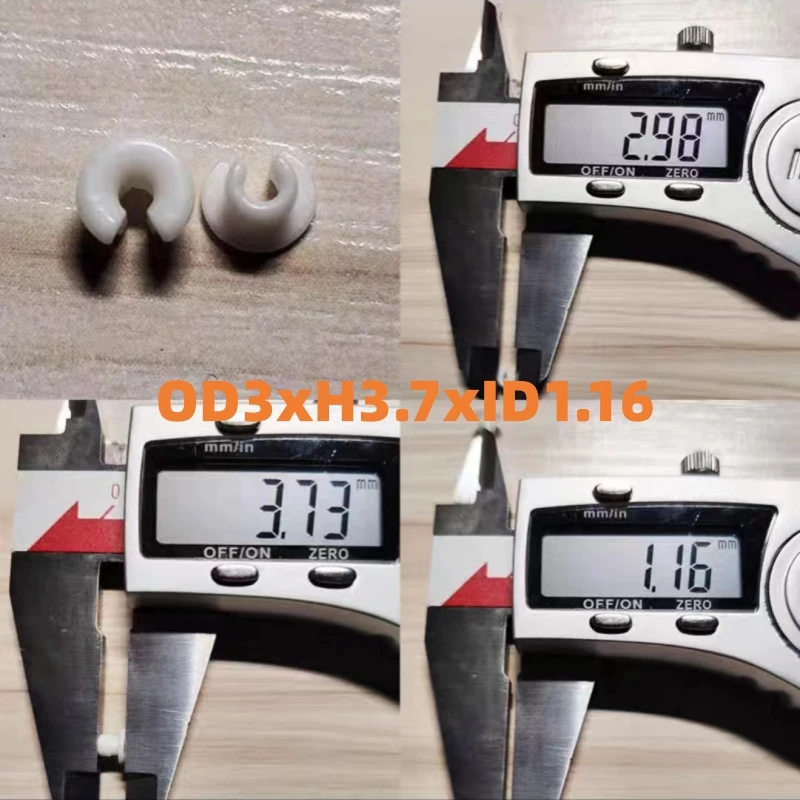 Qipang Ceramic C-shaped Thread Threading Wear-resistantU-shaped Opening Porcelain Eye  ceramic eyelet
