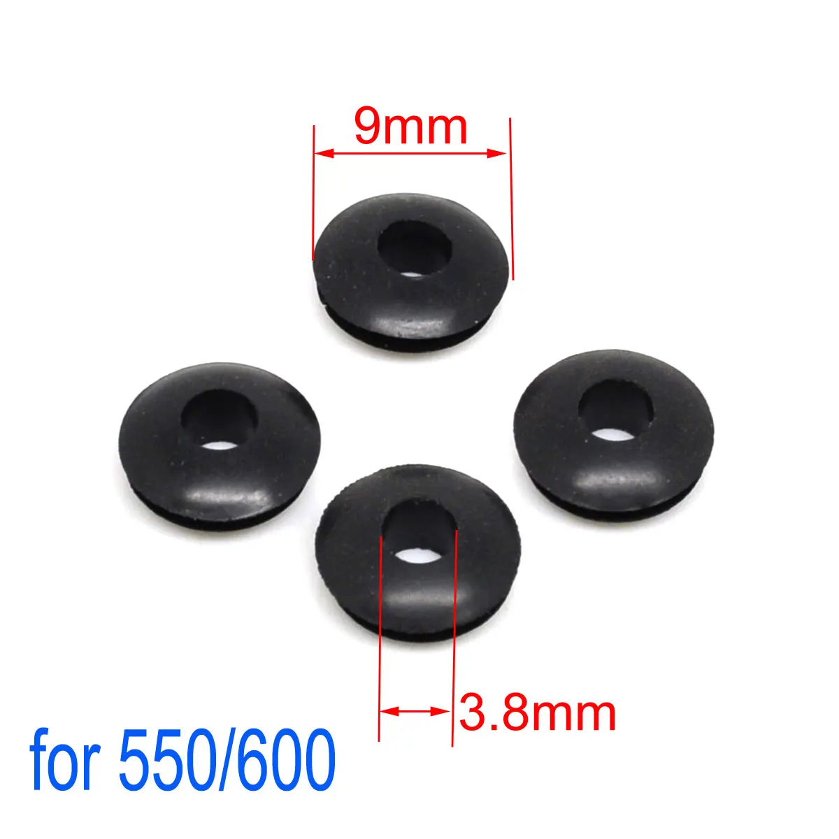 4pcs VWINRC 450 / 550EFL 550E 600 Rubber Canopy Nut  Rc Helicopter Radio remote control gyro heli toys 6ch for align trex