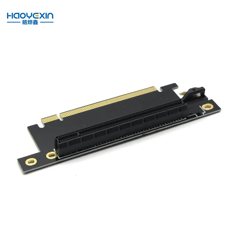 Hyx pcie riser-adaptador para 2u, modelo global, cartão riser, 16x, graus, para computadores, chassi de servidor