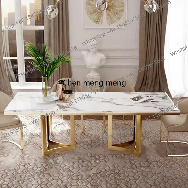 Modern Restaurant Dining Table Side Chairs Hallway Study Dining Table Mahjong Office Juegos De Comedor Commercial Furniture