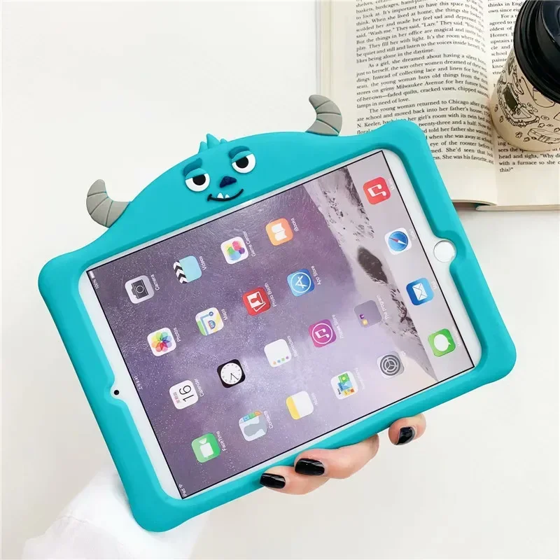 Cartoon Hair Monster Cute 2018 New Ipad Air2 Protective Cover Pro Tablet Mini5 Silicone Cover Mini 1/3/4 Soft Case