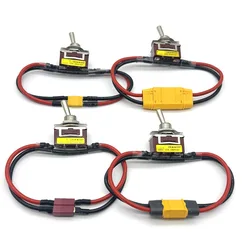 Adattatore XT30 XT60 XT90 spina 15A ad alta corrente con interruttore connettori da femmina a maschio spina RC Lipo parti di controllo della batteria fai da te