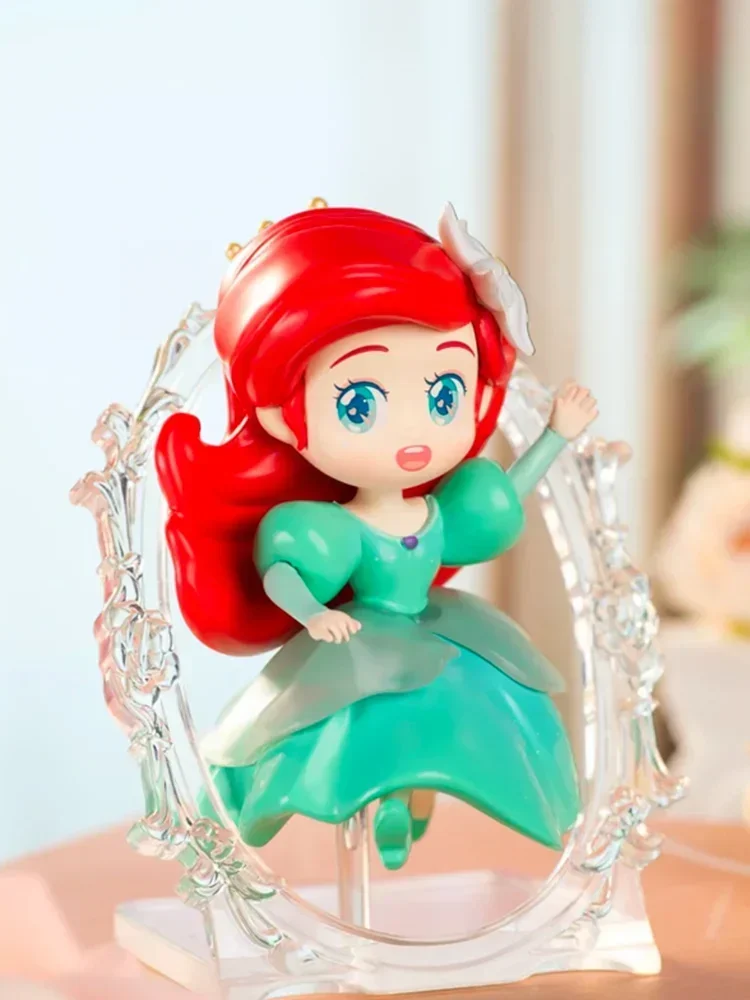 Disney Princess Chase A Dream Series Caixa cega, Figuras de ação Anime, Caixa Adivinha Surpresa, Brinquedos fofos, Modelo de desenho animado, Presente ornamentos