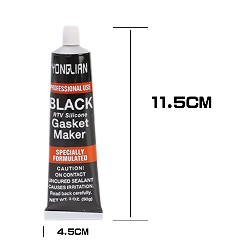 1/3/5/10pcs Car Black Sealant Silicone Rubber Waterproof  Oil-resistant Adhesive Glue Repair Sealer for Car Motorcycle Engine